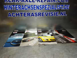 4 clubbladen van de Opel GT Club Nederland.