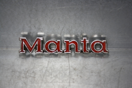 Opel Manta Emblem für Kofferraumdeckel, gebraucht.