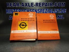 Opel Ascona A, Opel Manta A Werkstatt Handbuch einschließlich (2 Bücher).