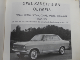 Vraagbaak Opel Kadett B 1967 - 1973 en Olympia