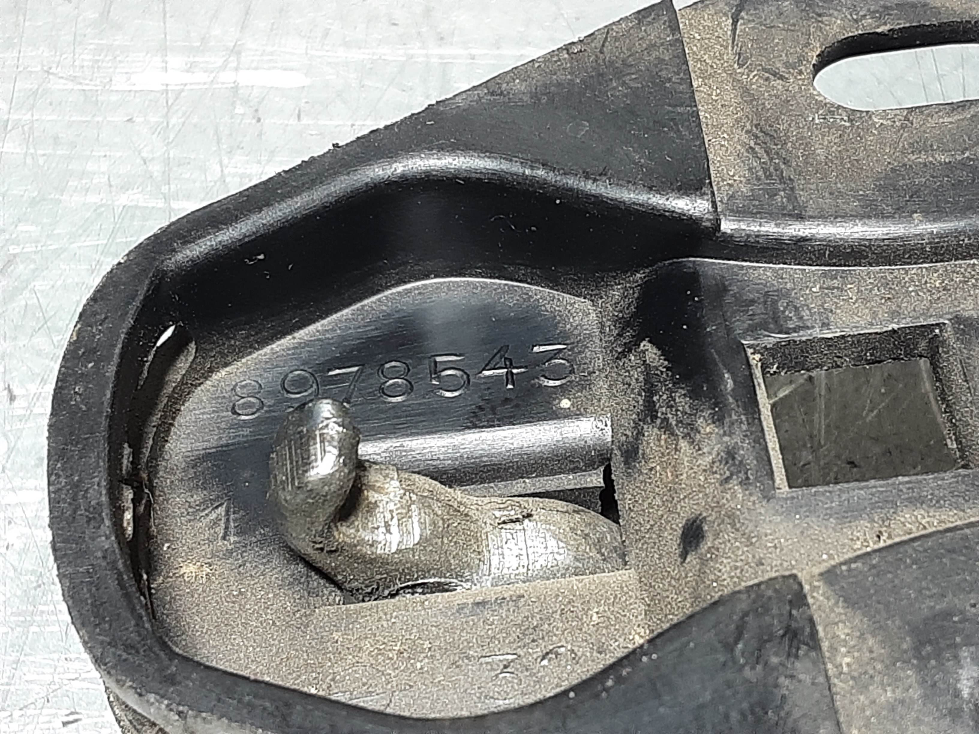 Deurhandle, deurhendel Opel Kadett C, rechts.