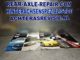 4 clubbladen van de Opel GT Club Nederland.