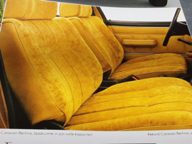 Nederlandstalige folder van de Opel Rekord E1.