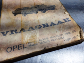 Vraagbaak Opel Ascona A / Opel Manta A.