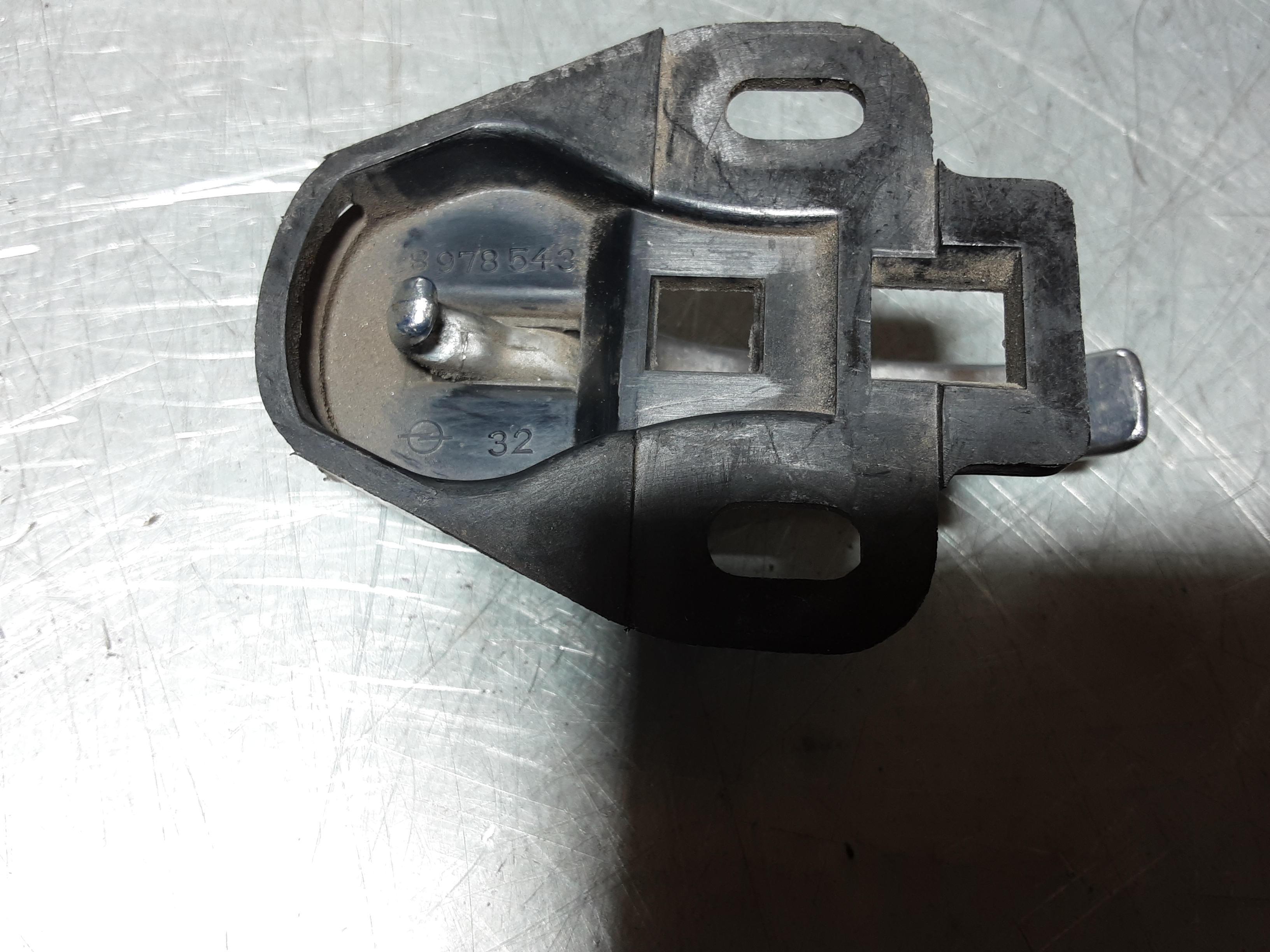 Deurhandle, deurhendel Opel Kadett C, links.