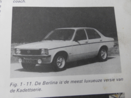 Handboek Opel Kadett "C", leer 'm kennen