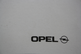 Opel accessoires boekje (Astra, Calibra, Corsa, Kadett, Omega, Senator, Vectra).