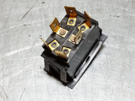 Carling switch 10 A, 250 VAC, 15A, 125 VAC.
