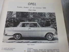 Vraagbaak Opel Kadett A vanaf 1962