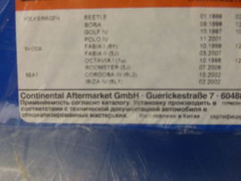 Remschijven set achter, VW Skoda Seat
