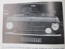 Handleiding Opel Kadett "B", nu kan ik het zelf