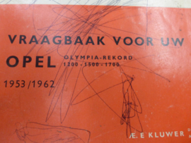 Vraagbaak Opel Olympia Rekord 1953 - 1962