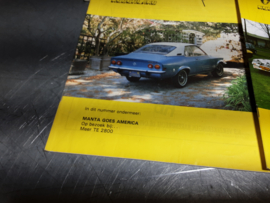 Clubbladen 1993 Opel Manta Club Nederland (6 stuks).