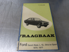 Auto Handbuch Ford Escort Baujahr 1975 bis 1977