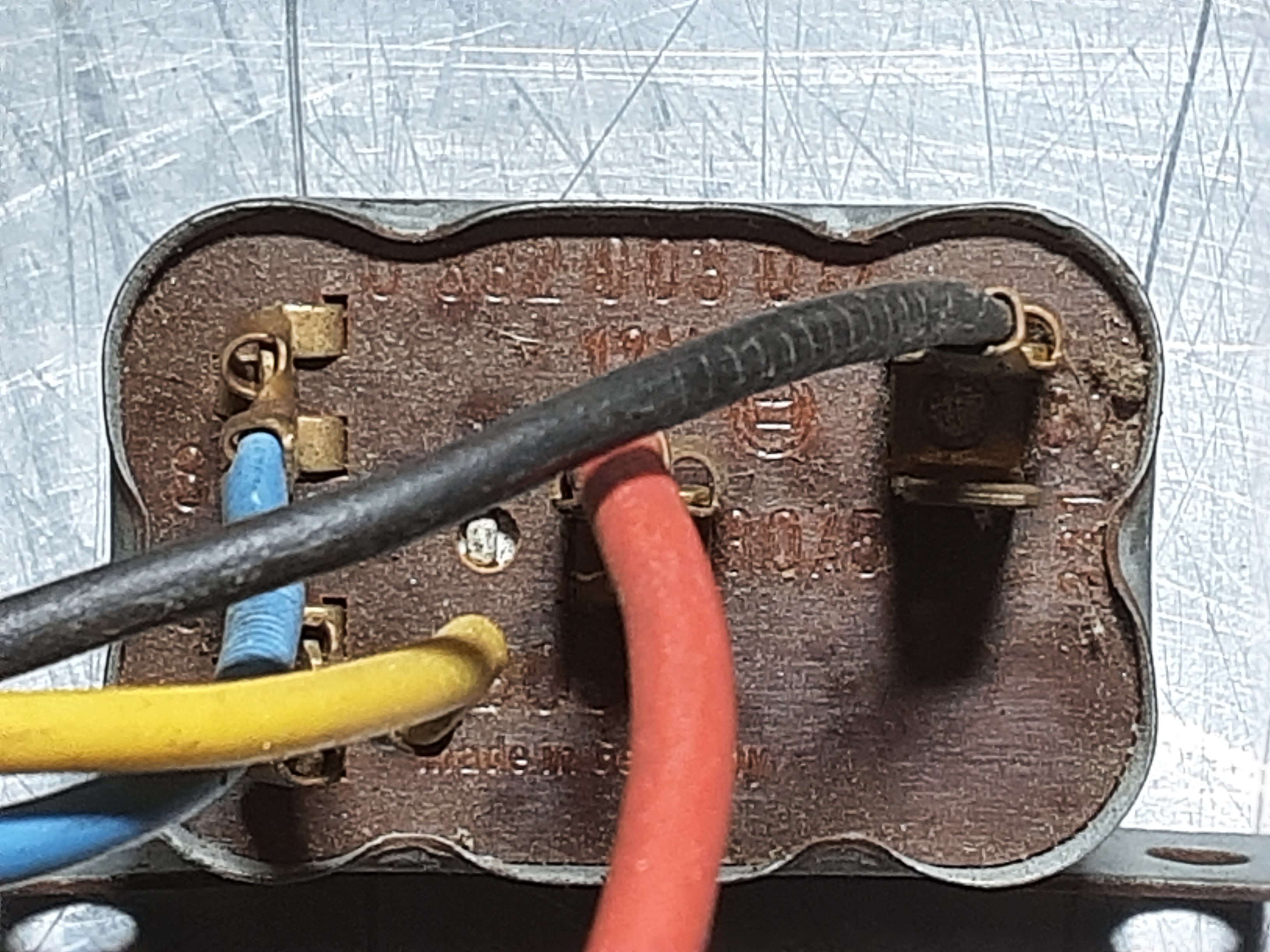 Schakelaar met relais en bedrading Volvo  142, 144, 145, 164, P1800,P1800ES.