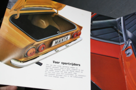 Folder Opel Manta A, uitgave september 1970.