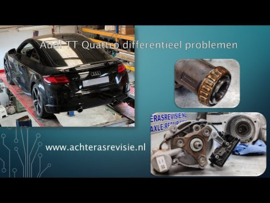 Audi TT Quattro differentieel problemen. Met video.