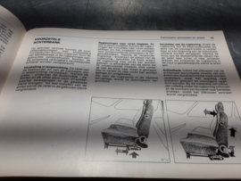 Ascona Manta Handleiding, bediening, veiligheid en onderhoud.