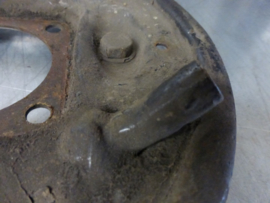 Caliper plate left, Opel Ascona A/Manta A, with long pipe