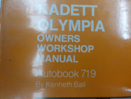 Autoboek Opel Kadett Olympia, Kadett 1967 - 1973