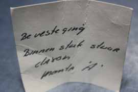 Bevestiging binnenstuk stuur claxon Opel Ascona A, Manta A.