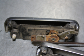 Deurgreep, deurklink chroom,  Opel Ascona B, Manta B, gebruikt.