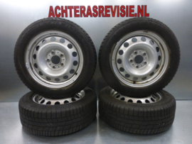 Winter tyres set with steel rims, 5 x 120