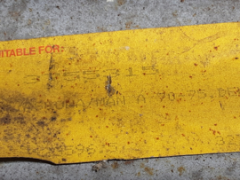 Overzetplaatwerk A stijl Opel Ascona A, Opel Manta A.