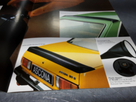 Originele Opel accessoires uitgave 1980.
