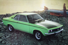 Folder Opel Manta A, uitgave 1973.