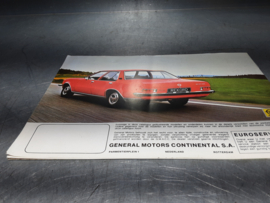 Opel Rekord D folder, Nederlandstalig.