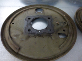 Anchor plate, left and right, with brake shoes, Opel, from the 60's