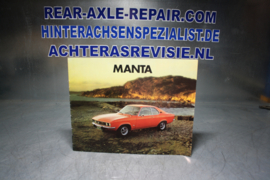 Folder Opel Manta A, uitgave oktober 1973.