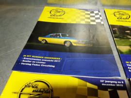 Clubbladen 2015 en 2016 Opel Manta Club Nederland (4 stuks).