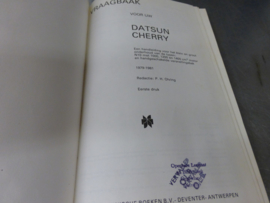 Auto Handbuch Datsun Cherry Baujahr 1979 bis 1981