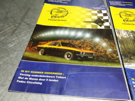 Clubbladen 2015 en 2016 Opel Manta Club Nederland (4 stuks).