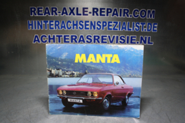 Folder Opel Manta A, uitgave januari 1972.