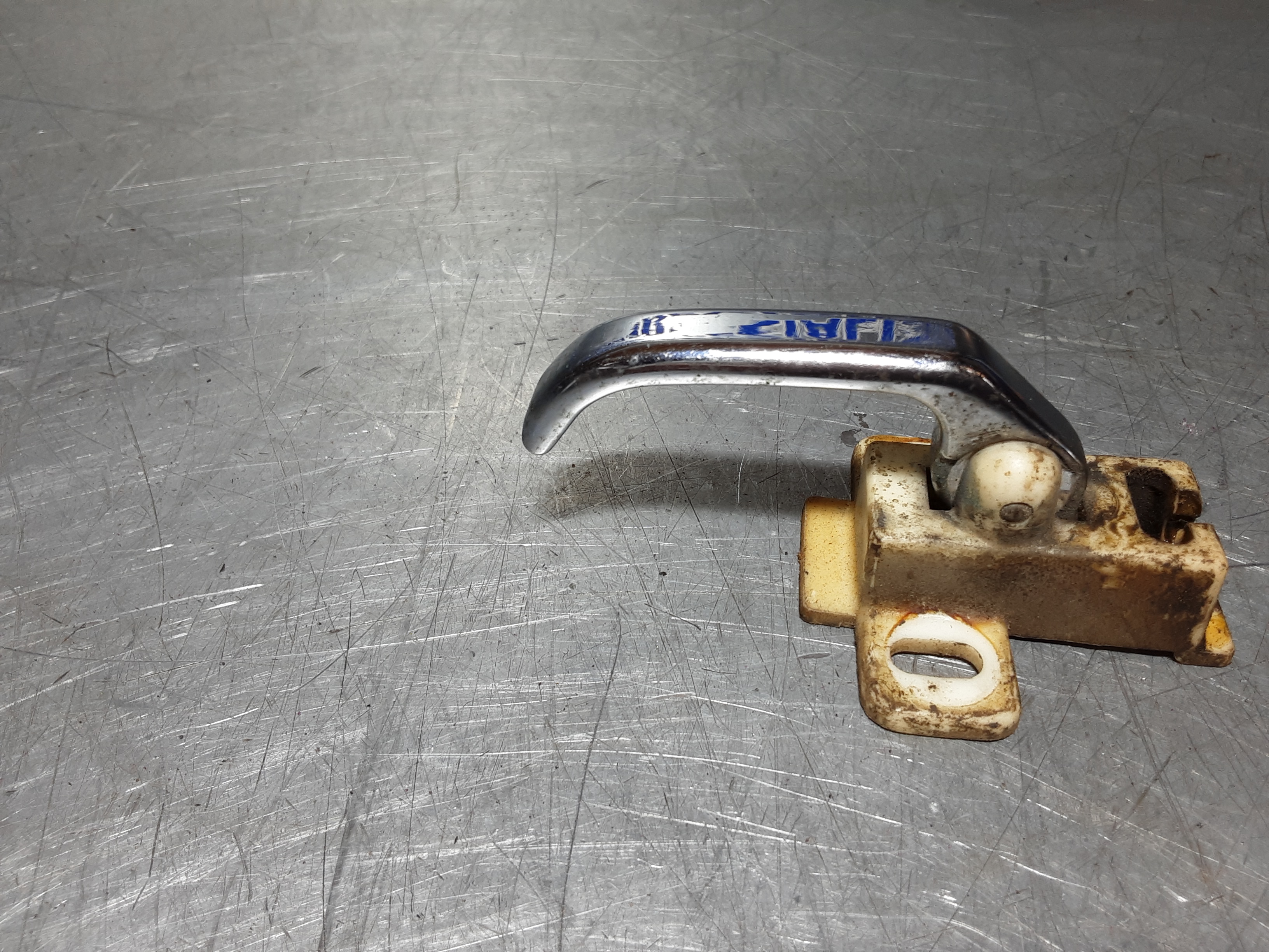 Deurhendel, deur opener binnenkant Opel Manta A.
