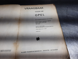 Vraagbaak Opel Ascona A / Opel Manta A.