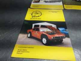 Clubbladen 2003 Opel Manta Club Nederland (4 stuks).