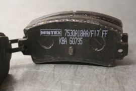 Brake pads set, Mintex 7530A18AA/F17 FF, KBA 60795