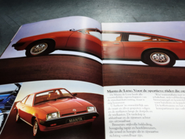 Nederlandstalige folder van de Opel Manta B uitgave sept 1979.