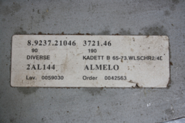 Opel Kadett B spatbord deel links achter, nieuw.