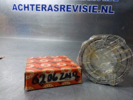 Groef kogellager met borgring (zie omschrijving)