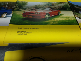 Clubbladen 1993 Opel Manta Club Nederland (6 stuks).