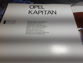 De grote 1, 2, 3 van Opel, boek over de  Kapitan, Admiral en Diplomat.