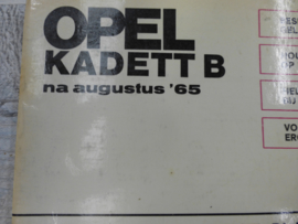 Handleiding Opel Kadett "B", nu kan ik het zelf