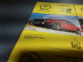 Clubbladen 1996 Opel Manta Club Nederland (6 stuks).