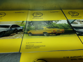 Clubbladen 1999 Opel Manta Club Nederland (5 stuks).