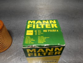 MANN-Filter HU 711/51 x Oliefilter voor Citroen, Fiat, Ford, Mini, Volvo